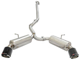 AFE aFe Takeda Exhaust Axle-Back 13-15 Scion FRS / Subaru BRZ 304SS Carbon Fiber Dual Tips Exhaust 49-36023-C
