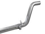 aFe MACH Force-Xp 2-1/2in 409 Stainless Steel Mid-Pipe w/Resonator Delete 18+ Jeep Wrangler JL 3.6L | 49-48077