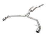 AFE aFe MACH Force-Xp 3 IN to 2-1/2 IN 304 Stainless Steel Axle-Back Exhaust System - Audi B8 Allroad