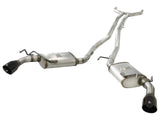 aFe MACHForce XP Exhaust 2.5in Stainless Steel CB/10-13 Chevy Camaro V6-3.6L (td) (gloss blk tip) | 49-44042-B