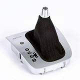 BFI MK5 / MK6 DSG / Automatic Shift Boot - Gray Alcantara - Purple Stitch | 5234-1K-437