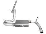 AFE aFe Scorpion 2-1/2in Alum Steel Cat-Back Exhaust w/Pol Tip 07-18 Jeep Wrangler (JK) V6-3.6L/3.8L 49-08045-P