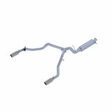 MBRP 19-20 Ford Ranger 2.3L 3 in Dual Split Rear Exit  4 in Tips AL Cat Back | S5223AL