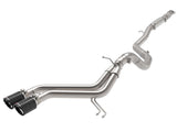AFE aFe Takeda 2-1/2in to 3in  SS-304 Cat-Back Exhaust w/ C/F Tips 13-17 Hyundai Veloster L4-1.6L 49-37018-C