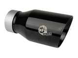AFE aFe Large Bore-HD 3in 409SS DPF-Back 20-21 GM Trucks L6-3.0L (td) LM2 - Black Tip 49-44128-B