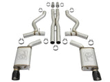 aFe MACHForce XP 3in 304 SS Cat-Back Exhausts w/ Black Tips 15-17 Ford Mustang GT V8-5.0L/V6-3.7L | 49-33072-1B