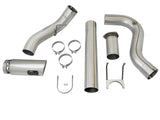 AFE aFe ATLAS 5in DPF-Back Alum Steel Exhaust System w/Polished Tip 2017 Ford Diesel Trucks V8-6.7L (td) 49-03090-P