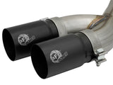 aFe Rebel Series 3-1/2in 409 SS Cat-Back Exhaust System w/Black Tip RAM 2500/3500 14-17 V8 6.4L | 49-42057-B