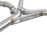 AFE aFe MACH Force-Xp 3.5in. 304 SS C/B Exhaust w/o Muffler 15-18 BMW X5 M V8-4.4L (tt) - Polished Tip 49-36342-P