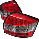 Spyder Audi A4 02-05 LED Tail Lights - Red Clear | 5000040