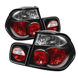 Spyder BMW E46 3-Series 99-01 4Dr Euro Style Tail Lights- Black | 5000712