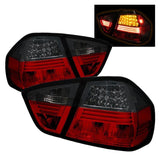 Spyder BMW E90 3-Series 06-08 4Dr LED Tail Lights - Red Smoke | 5000910