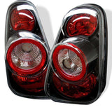 Spyder Mini Cooper 02-06 / Cooper Convertibles 05-08 Euro Style Tail Lights - Black | 5006240