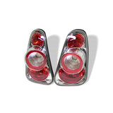 Spyder Mini Cooper 02-06 / Cooper Convertibles 05-08 Euro Style Tail Lights - Chrome | 5006257