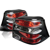 Spyder Volkswagen Golf 99-04 Euro Style Tail Lights - Black | 5008343