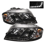 Spyder Audi A3 06-08 Projector Headlights - Black | 5008510