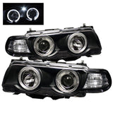 Spyder BMW E38 7-Series 99-01 Projector Headlights - Black | 5008862