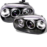 Spyder Volkswagen Golf IV 99-05 Projector Headlights - Black | 5012159