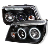 Spyder Volkswagen Jetta 99-05 Projector Headlights - Black | 5012210
