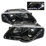 Spyder Volkswagen Passat 06-08 Projector Headlights - Black | 5012326