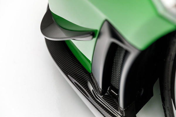 Vorsteiner Porsche 991 GT2 GW9 Aero Front Canards Carbon Fiber PP 2X2 Glossy | POV2005