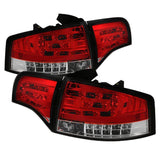Spyder Audi A4 4Dr 06-08 LED Tail Lights - Red Clear | 5029294