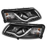 Spyder Audi A6 05-07  Projector Headlights  DRL - Black | 5071903
