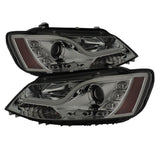 Spyder Volkswagen Mk6 Jetta Projector Headlights  DRL - Smoke | 5073655