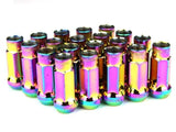 Open-Ended Cone Seat Lug Nuts | Neo Chrome | 14x1.5 (Full set of 20) | 511415NC
