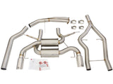 AFE aFe MACHForce XP SS-304 Polish Tip 3.0in-2.5in Dia Cat Back Exhaust 11-13 BMW 335i (E90/E92) 3.0L 49-36328-P