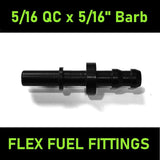 Fuel-It 5/16" Male Quick Connect x 5/16" Barbed Fuel-It! CamLock Fittings and Parts FT-MQC-5/16B