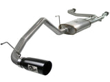AFE aFe MACHForce XP Exhaust Cat-Back 2.5/3in SS-409 w/ Black Tip 04-12 Nissan Titan V8 5.6L 49-46102-B