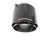 AFE aFe MACH Force-Xp 304 SS Clamp-On Exhaust Tip 2.5in. Inlet / 4.5in. Outlet / 7in. L - Carbon Fiber 49T25454-C07