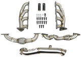 aFe Twisted Steel Headers Up-Pipes & Down-Pipe 11-15 GM Diesel Trucks V8-6.6L (td) LML | 48-34139
