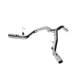 MBRP 13-15 Dodge 25/3500 Cummins 6.7L(Excl. CC/SB)4in Filter Back Cool Duals AL(Leaf Spring) | S6168AL