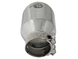 AFE aFe MACH Force-Xp 304 SS Clamp-On Exhaust Tip 2.5in. Inlet / 4in. Outlet / 6in. L - Polished 49T25404-P06