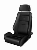 Recaro Black Leather Recaro Classic LX Seat 088.00.0B26-01