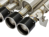 AFE aFe MACHForce XP 3in -2 1/2in Axle Back SS Exhaust w/Carbon Fiber Tips 14-17 Chevy Corvette V8 6.2L 49-34056-C