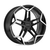 Petrol 19x8 et40 / 5x108 / cb72.1 Petrol P1A 19" 5x108 Gloss Black W/ Machined Cut Face 1980P1A405108B72