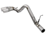 AFE aFe Victory Series 4in 409-SS DPF-Back Exhaust w/ Dual Polished Tips 2017 GM Duramax V8-6.6L(td) L5P 49-44089-P