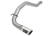 aFe Atlas Exhaust 5in DPF-Back Al Steel 2016 Nissan Titan XD V8-5.0L Polished Tip | 49-06113-P