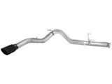 AFE aFe Atlas Exhausts DPF-Back Aluminized Steel Exhaust Dodge Diesel Trucks 07.5-12 L6-6.7L Black Tip 49-02016-B