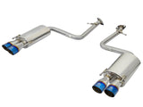 AFE aFe Takeda 16-17 Lexus RC 200T 2.0L (t) 2in. SS Axle-Back Exhaust System w/Polished Blue Tips 49-36037-L