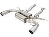 AFE aFe MACHForce XP 2.5in Axle Back Stainless Exhaust w/ Polished Tips 07-13 BMW 335i 3.0L L6 (E90/92) 49-36327-P