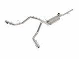 AFE aFe Gemini XV 3in 304SS CB Exhaust w/ Cutout 14-19 GM Trucks 4.3/5.3L w/ Pol Tips - CrewCab/Extended 49-34132-P