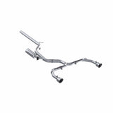 MBRP 2022 Volkswagen Golf GTI MK8 T304 SS 3in Cat-Back Exhaust 2.5in Dual Split Rear w/ SS Tips | S4617304