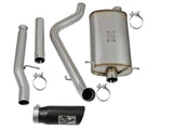 AFE aFe MACHForce XP Exhausts Cat-Back Black Tip 09-17 GM Silverado 1500 4.3/5.3L RegCab SB/LB 49-44072-B