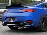 AFE aFe POWER Takeda 2.5in 304 SS CB Exhaust w/ Black Tips 17-19 Infiniti Q60 V6-3.0L (tt) 49-36134NM-B