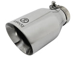 AFE aFe Takeda 304 Stainless Steel Clamp-On Exhaust Tip 2.5in. Inlet / 4.5in. Outlet / 9in. L - Polished 49T25454-P09