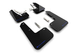 RallyArmor Black Mudflap Blue Logo - MK8 GTI / Golf R | MF80-UR-BLK/BL